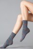 Высокие женские носки с надписями Giulia WS3 TEXT 003 - фото 2