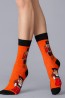 Женские хлопковые носки с новогодним рисунком Giulia Ws3 new year 2023 - фото 1