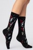 Женские высокие хлопковые носки с оригинальным принтом брызги краски Giulia Ws4 fashion 01 - фото 10