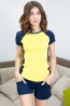 Домашний женский комплект с шортами Leinle Melange 637 - фото 3
