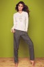 Хлопковая женская пижама с брюками JADEA 5090 pigiama - фото 3