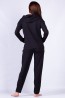 Домашний женский комплект с брюками и кофтой с капюшоном Oxouno 0717 footer 02 - фото 3