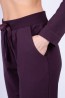 Фиолетовый женский комплект с брюками и кофтой на молнии Oxouno 0725 footer 02 - фото 9