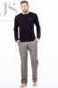 Мужская хлопковая пижама с брюками Enrico Coveri EP 6077 - фото 2