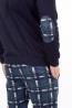 Мужская хлопковая пижама с брюками Enrico Coveri EP 6075 - фото 5