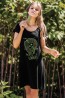 Летнее женское трикотажное платье с карманами KEY LHD 295 - фото 1