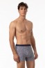 Мужские хлопковые трусы шорты облегающего кроя Omsa underwear Omf amore 1234 boxer - фото 1