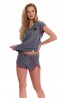 Женская серая пижама в спортивном стиле Doctor Nap PM.9446 - фото 1