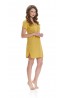 Желтая женская сорочка на пуговицах Doctor Nap TM.9415 - фото 3