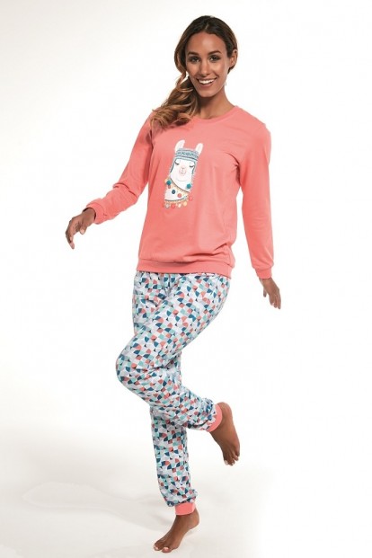 Хлопковая женская пижама со штанами и ламой Cornette 356/231 LLAMA - фото 1