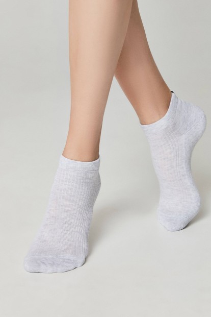Женские короткие хлопковые носки с махровой стопой Conte Арт. 16с-92сп active - 571 - фото 1