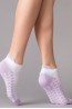 Женские короткие тонкие носки из хлопка с геометрическим рисунком Minimi Art. 4501 active - фото 3
