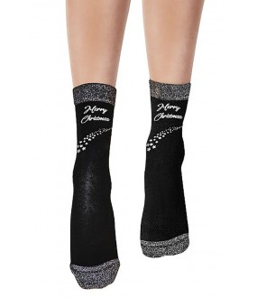Женские носки с надписью с рождеством
